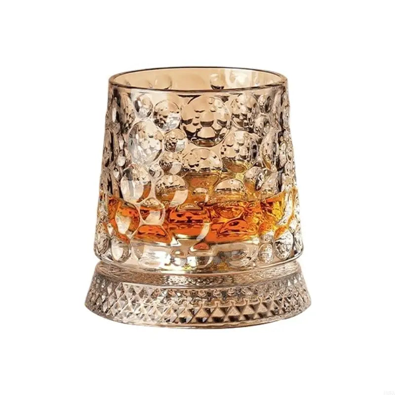 Copo Giratório de Cristal para Whisky