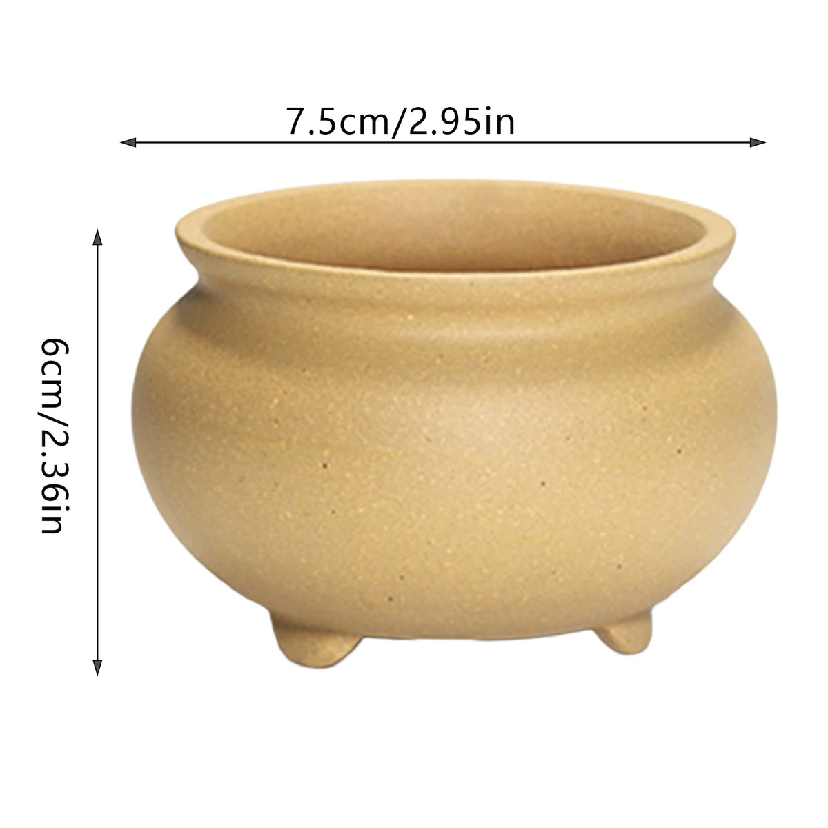 Vaso Redondo de Cerâmica