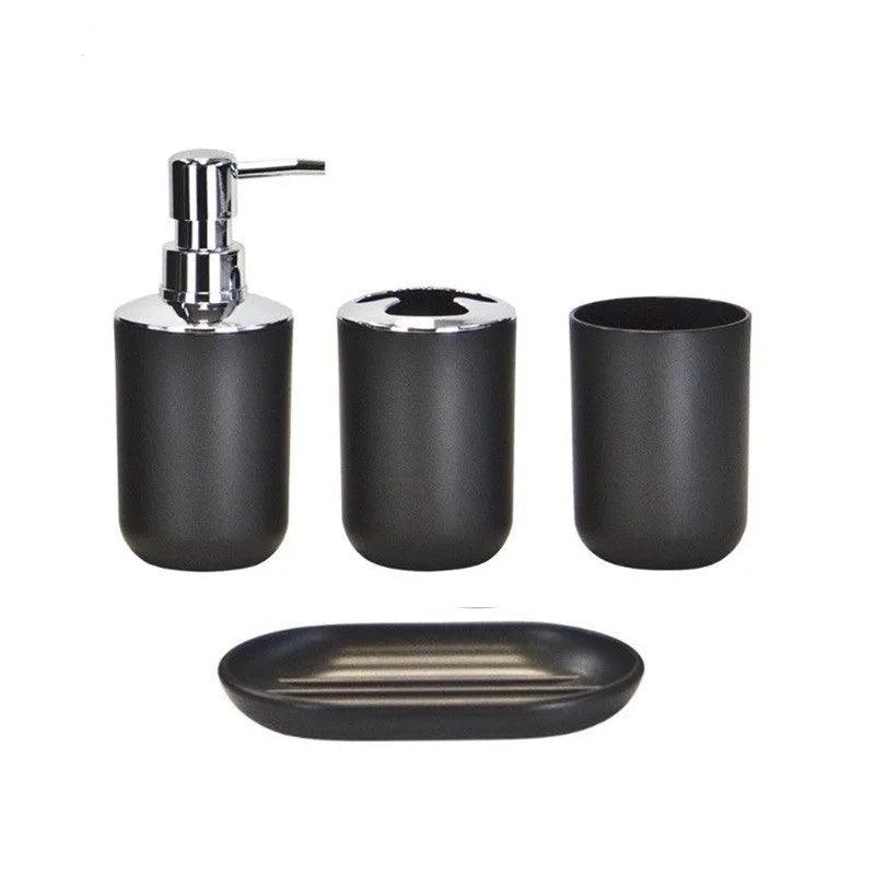Kit de Acessórios para Banheiro Moderno, 4 ou 6 Peças