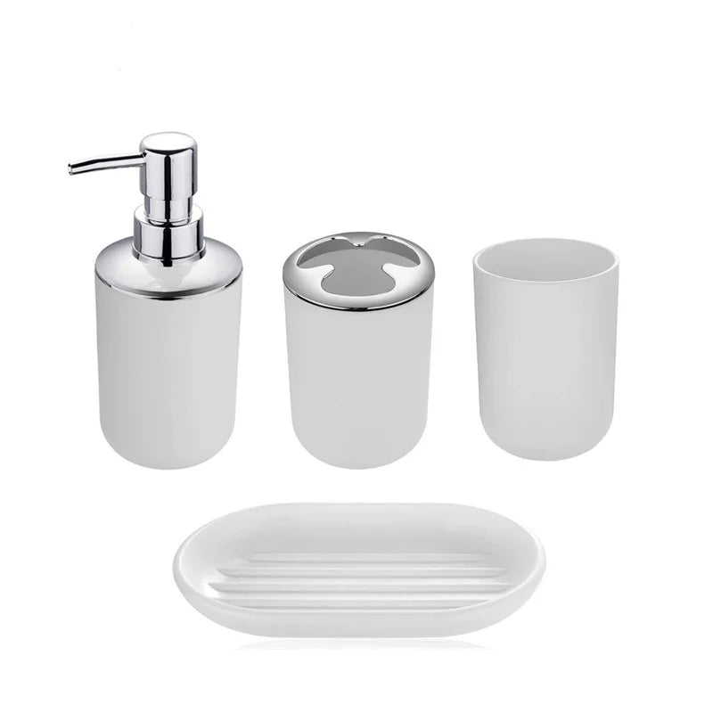 Kit de Acessórios para Banheiro Moderno, 4 ou 6 Peças