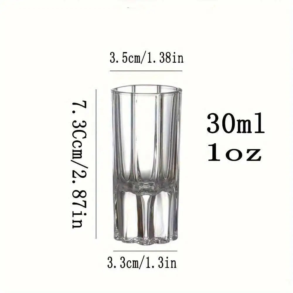 Copos de Cristal para Shot 30ml, Kit Tequila e Uísque