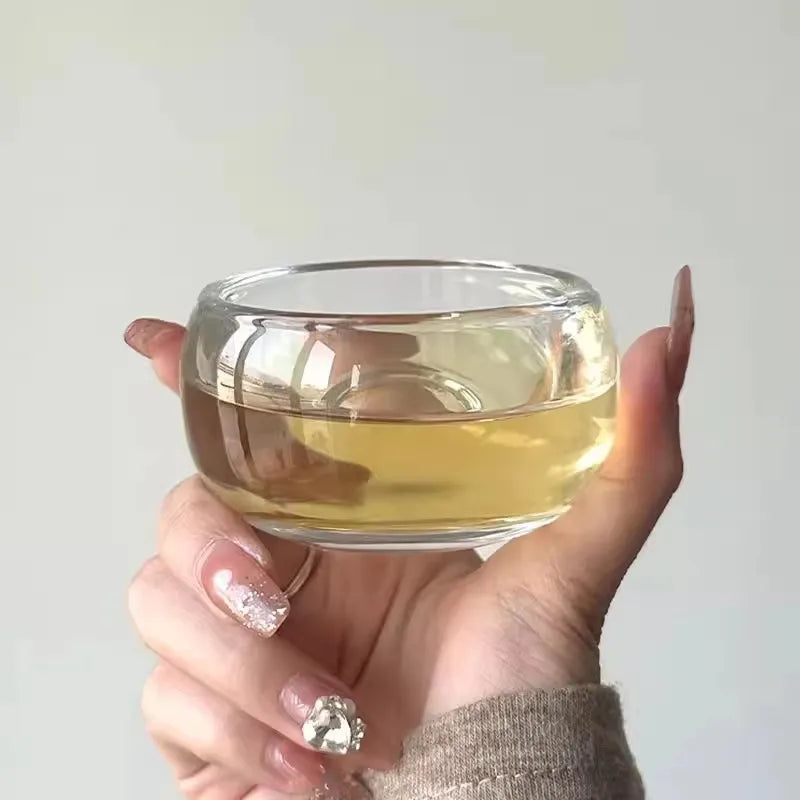 Copo de Cristal Espessado para Chá, 100ml