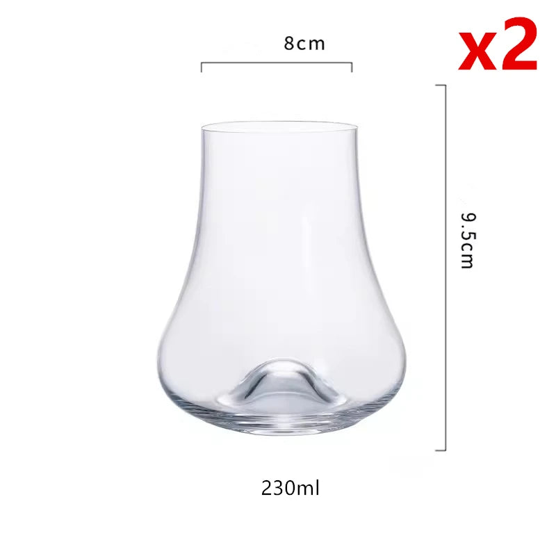 Copita de Cristal Fundo Côncavo para Degustação de Uísque