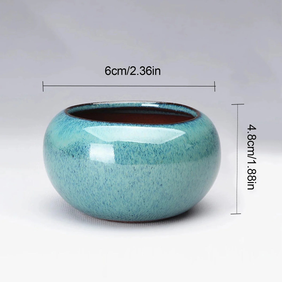 Vaso Redondo de Cerâmica