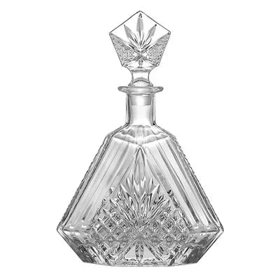 Decanter de Cristal para Whisky com Tampa de Vidro