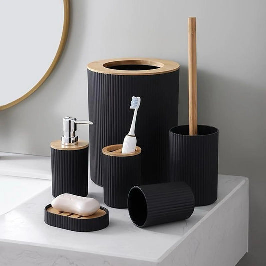 Kit de Acessórios para Banheiro Moderno, 4 ou 6 Peças