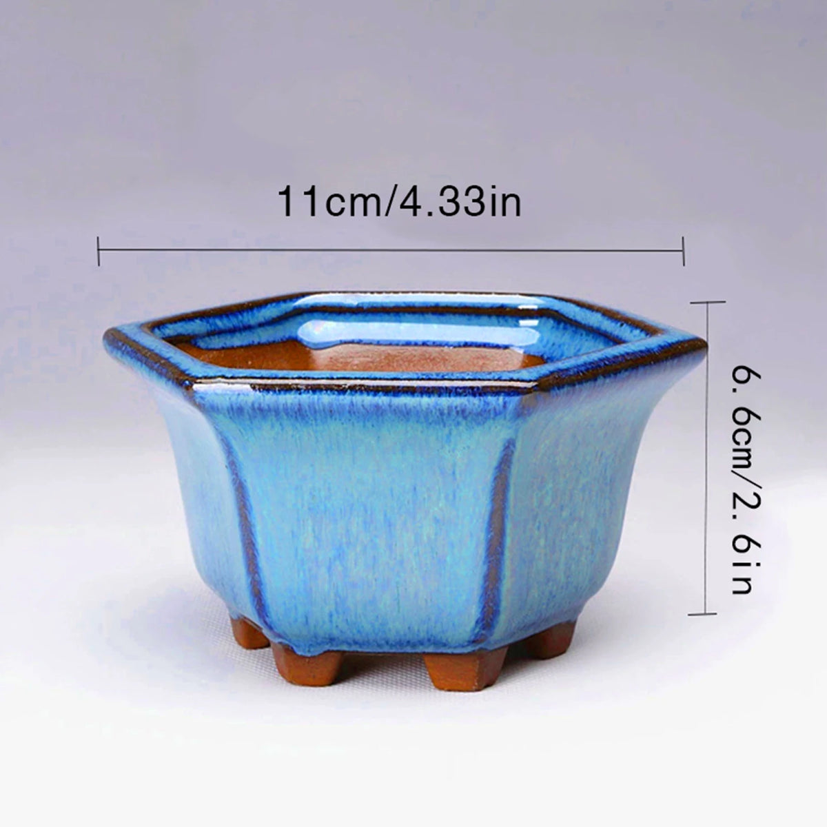 Vaso Redondo de Cerâmica