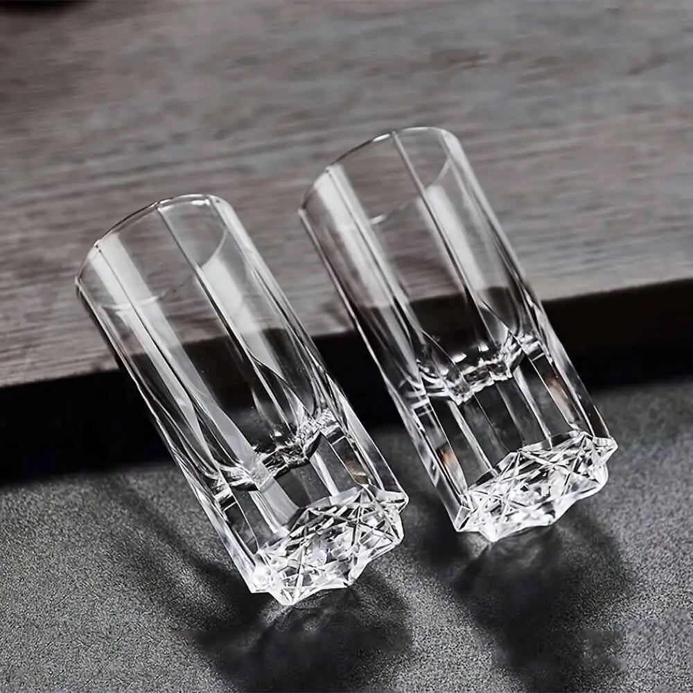 Copos de Cristal para Shot 30ml, Kit Tequila e Uísque