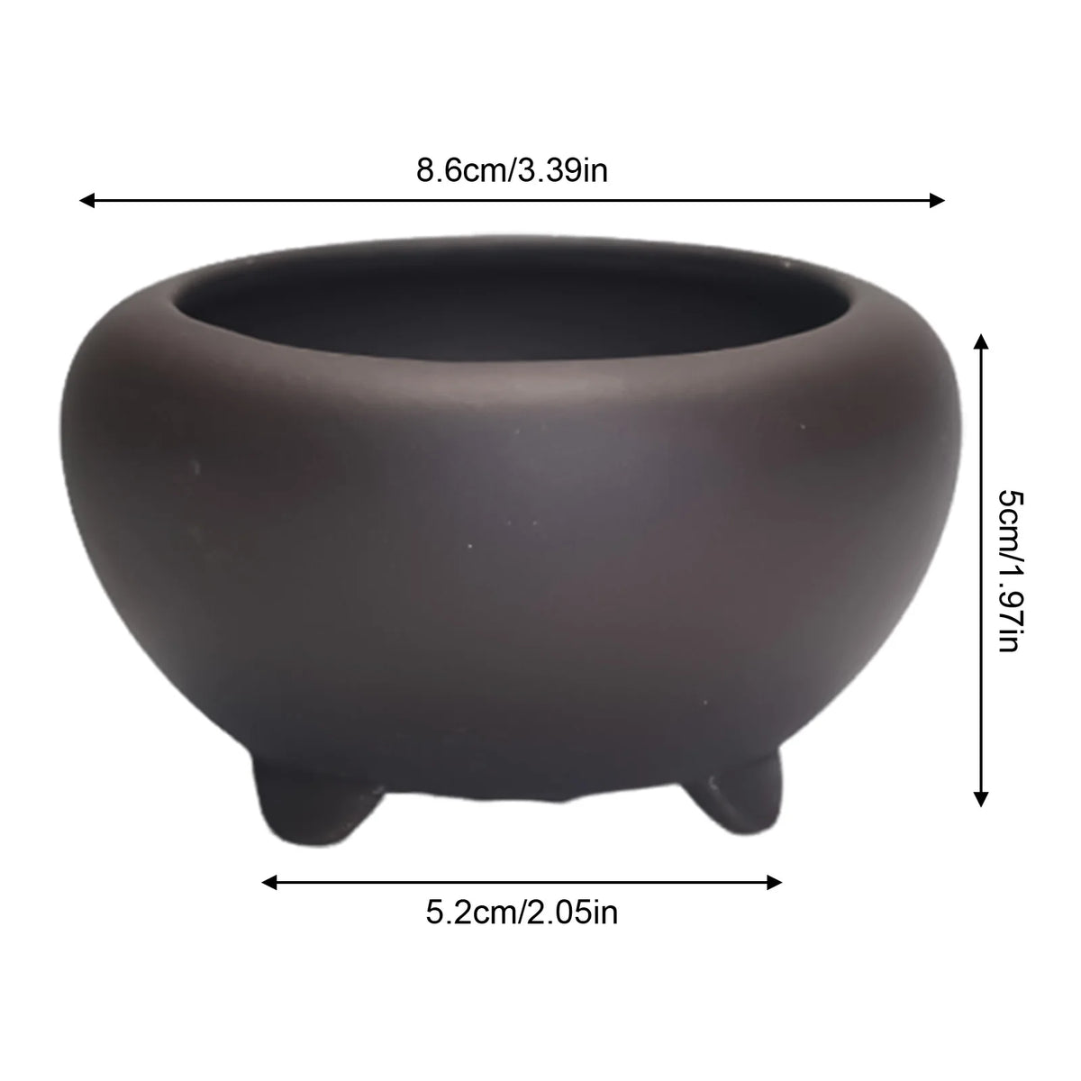 Vaso Redondo de Cerâmica