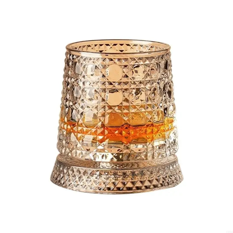 Copo Giratório de Cristal para Whisky