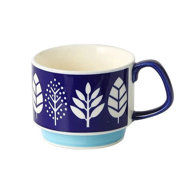 Conjunto Canecas Florais Japonesas