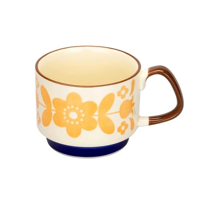 Conjunto Canecas Florais Japonesas