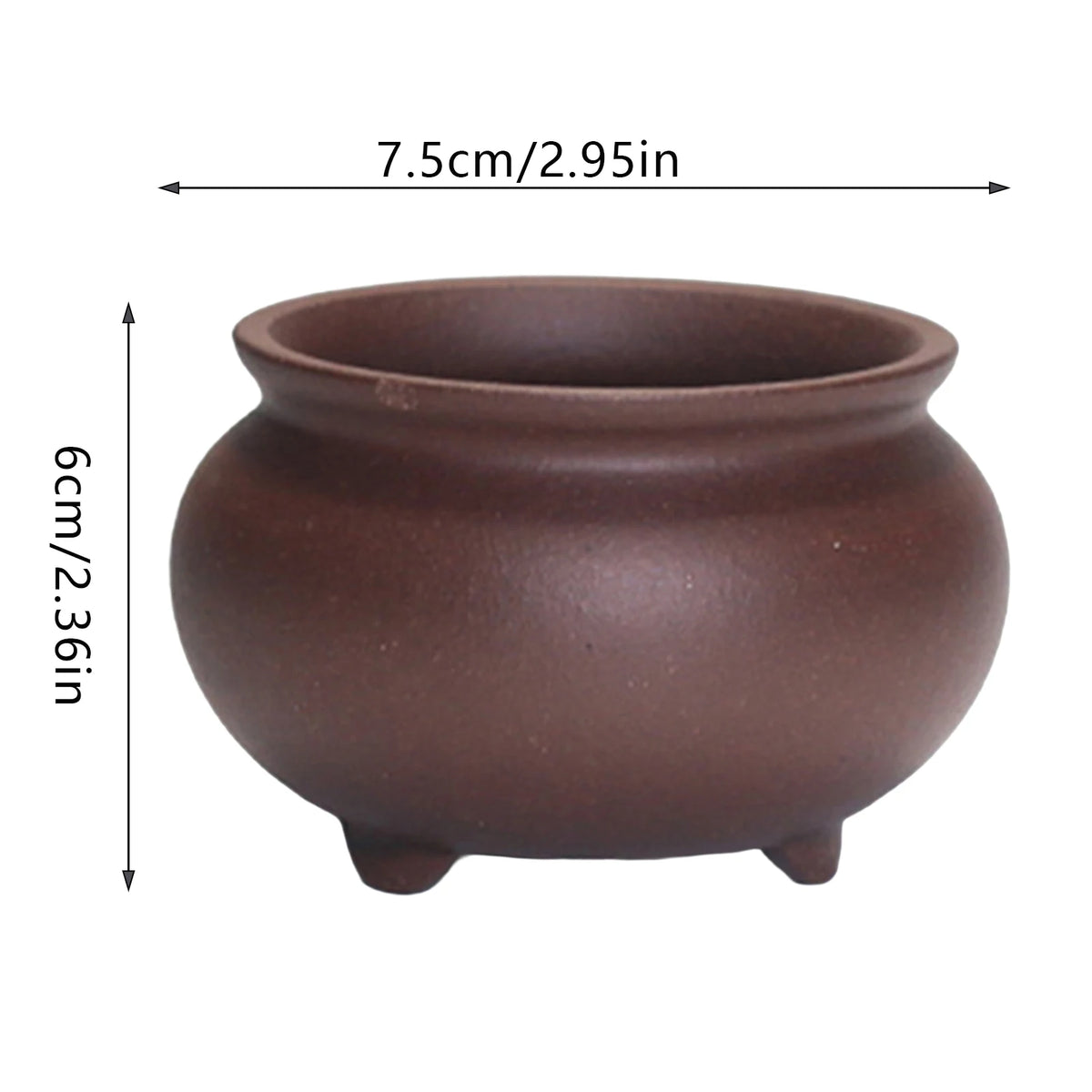 Vaso Redondo de Cerâmica