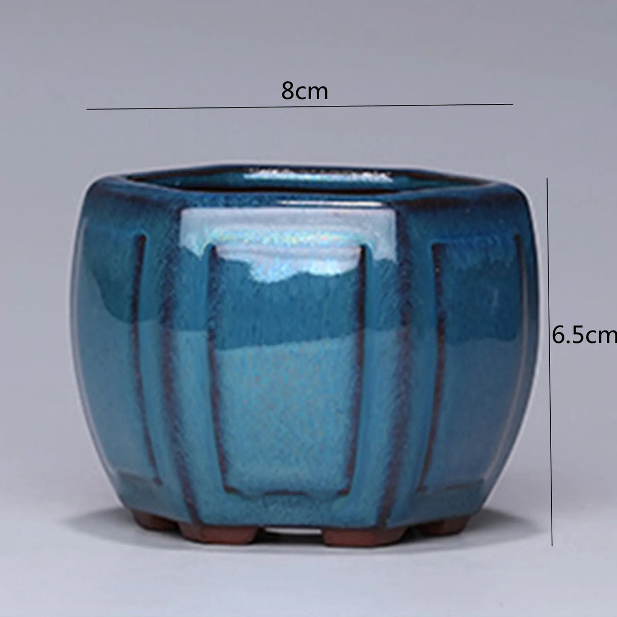 Vaso Redondo de Cerâmica