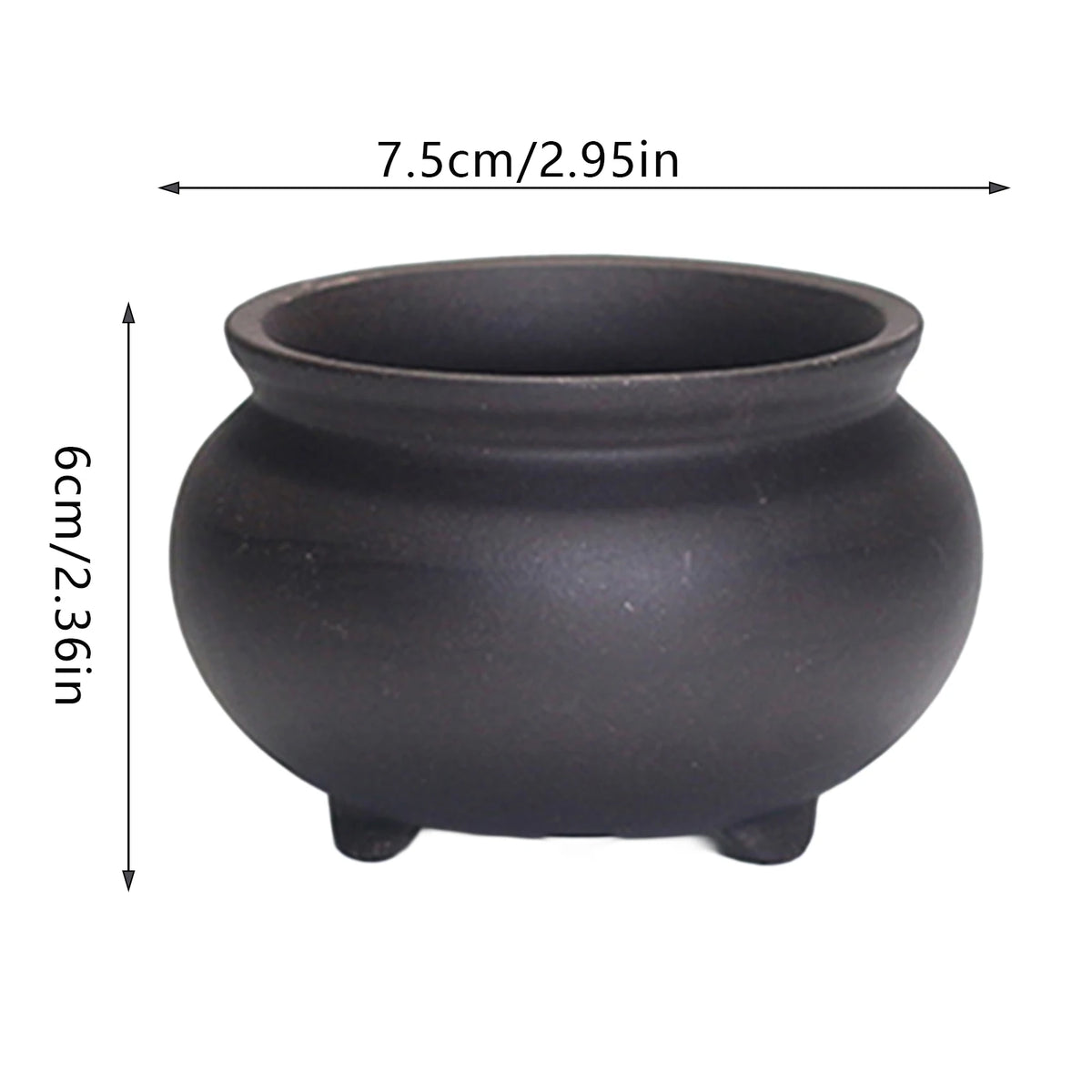 Vaso Redondo de Cerâmica