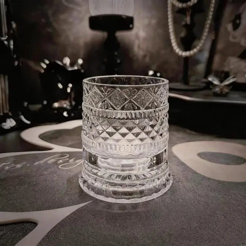 Copo Giratório de Cristal para Whisky