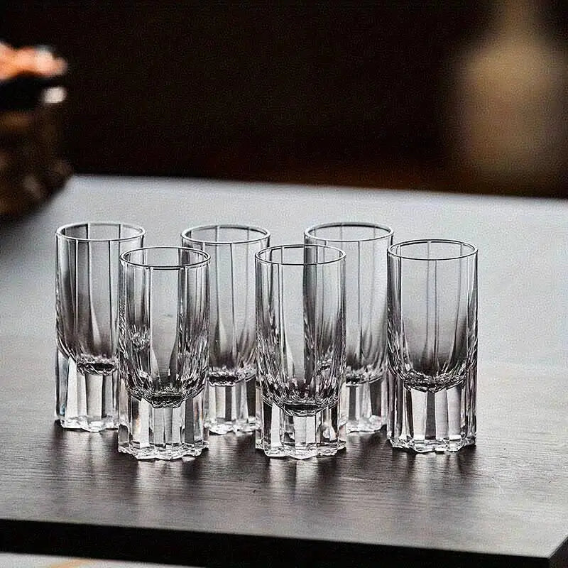 Copos de Cristal para Shot 30ml, Kit Tequila e Uísque