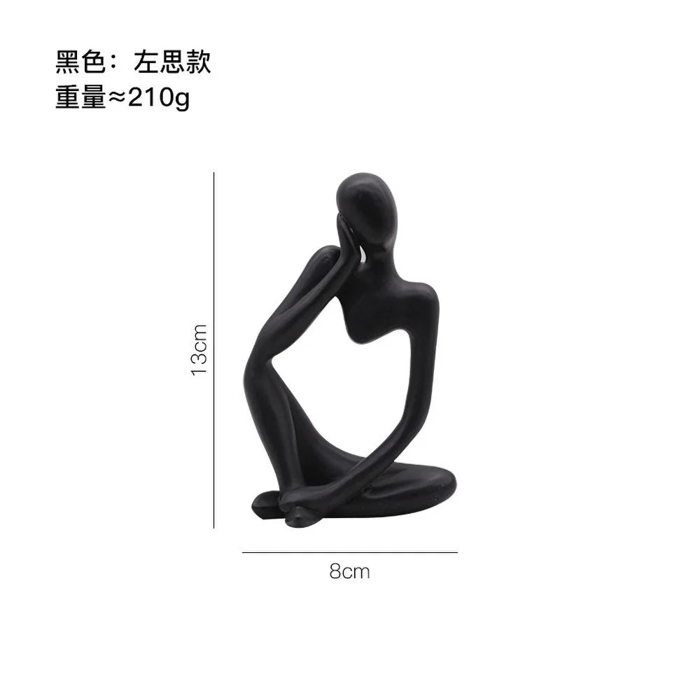 Escultura Figura Sentada
