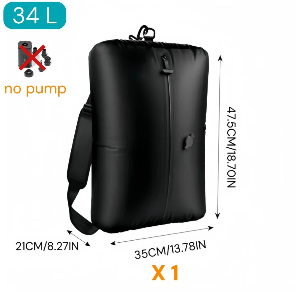Kit Sacos a Vácuo para Organização de Viagem e Armário