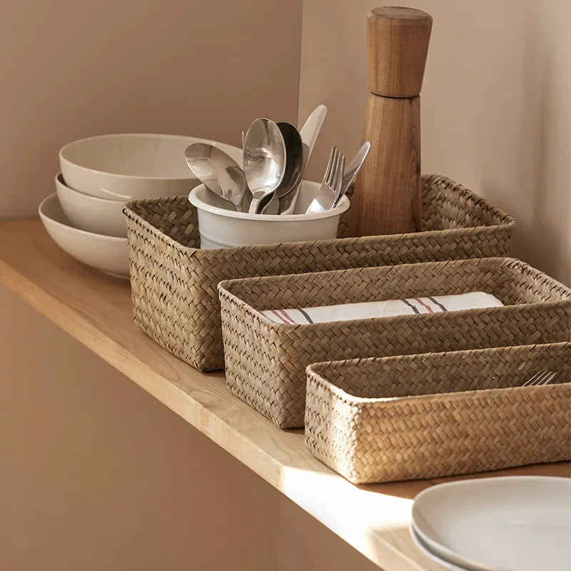 Cesta Trançada para Banheiro
