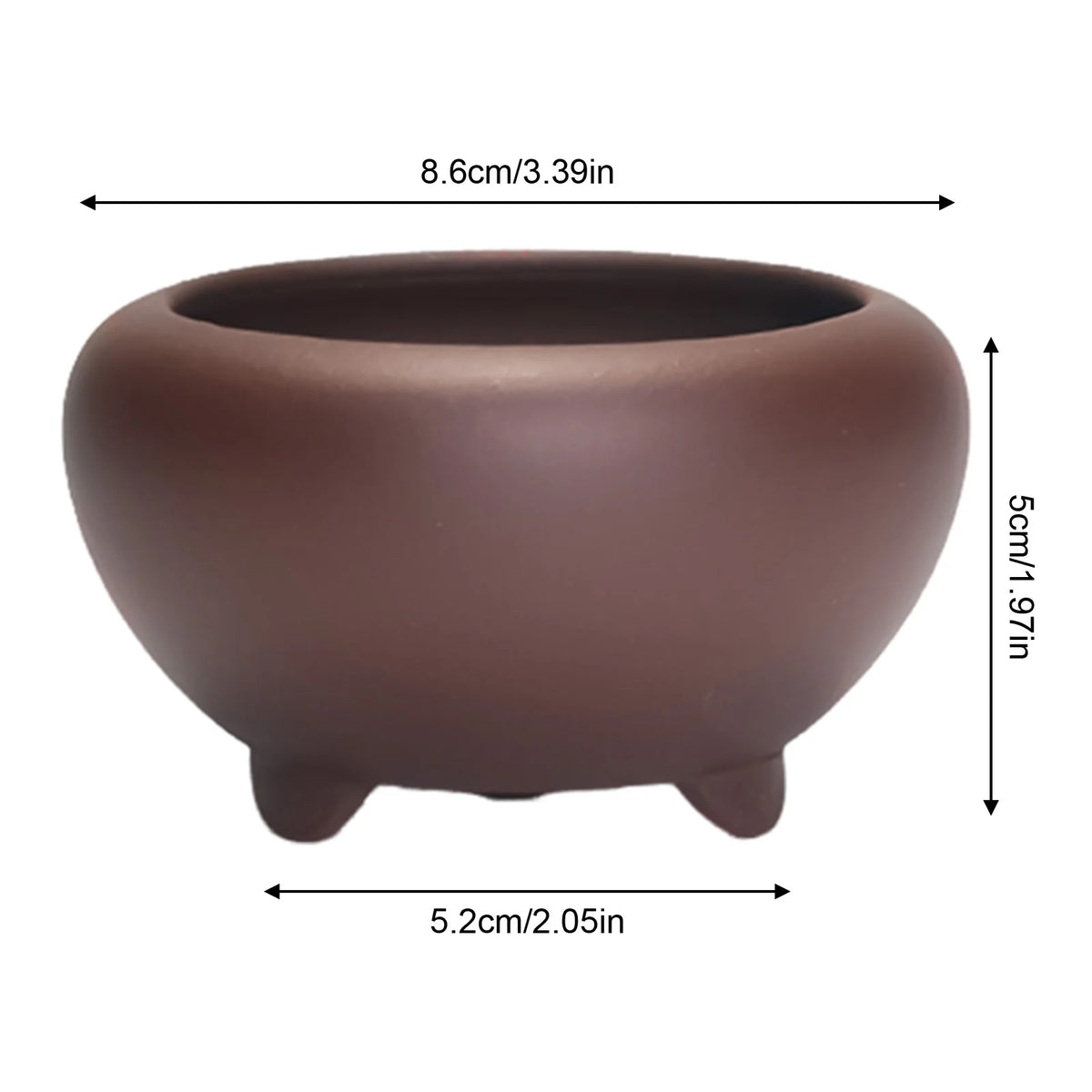 Vaso Redondo de Cerâmica