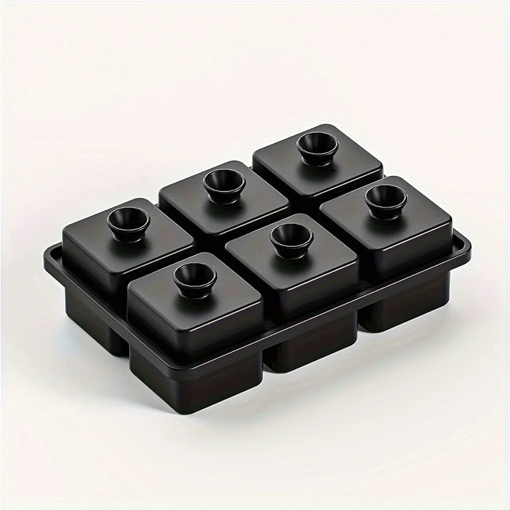 Forma de Silicone para Gelo com Funil, Antivazamento