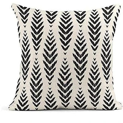 Capa de Almofada Boho Estampada em Linho e Algodão