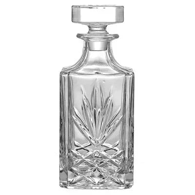Decanter de Cristal para Whisky com Tampa de Vidro