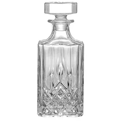 Decanter de Cristal para Whisky com Tampa de Vidro
