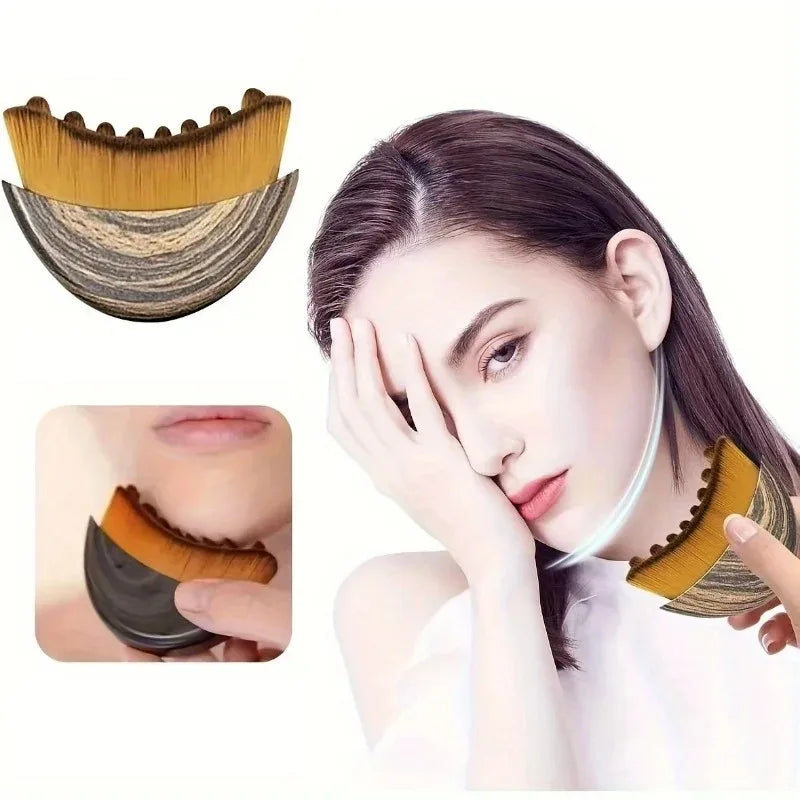 Escova de Massagem Facial para Drenagem Linfática