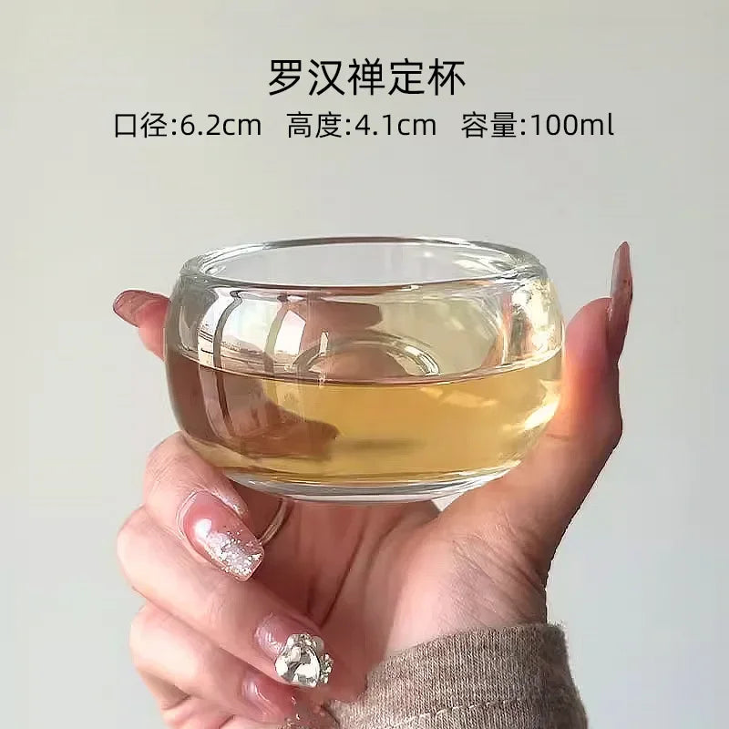 Copo de Cristal Espessado para Chá, 100ml