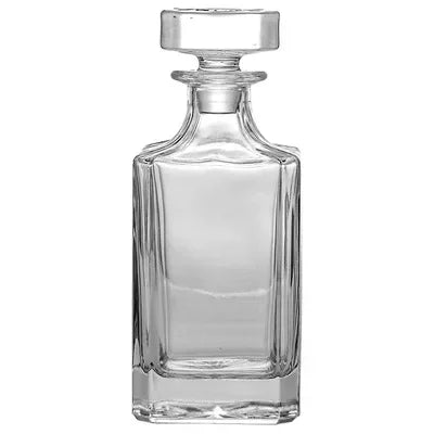 Decanter de Cristal para Whisky com Tampa de Vidro