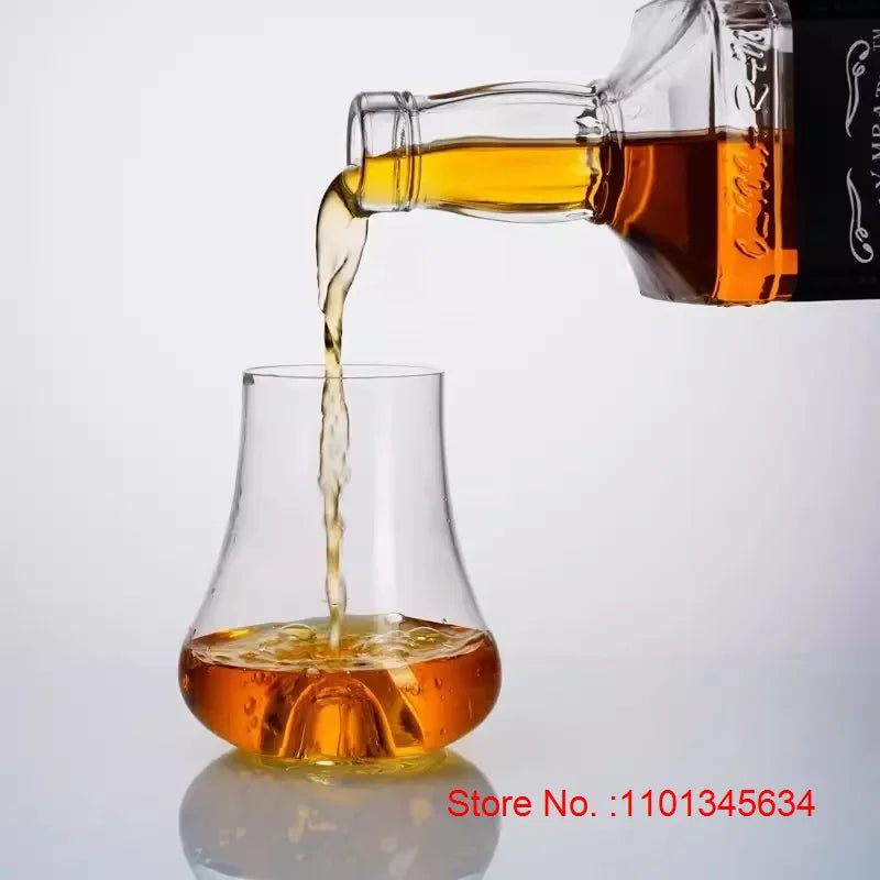Copita de Cristal Fundo Côncavo para Degustação de Uísque