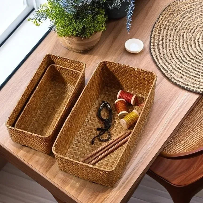 Cesta Trançada para Banheiro