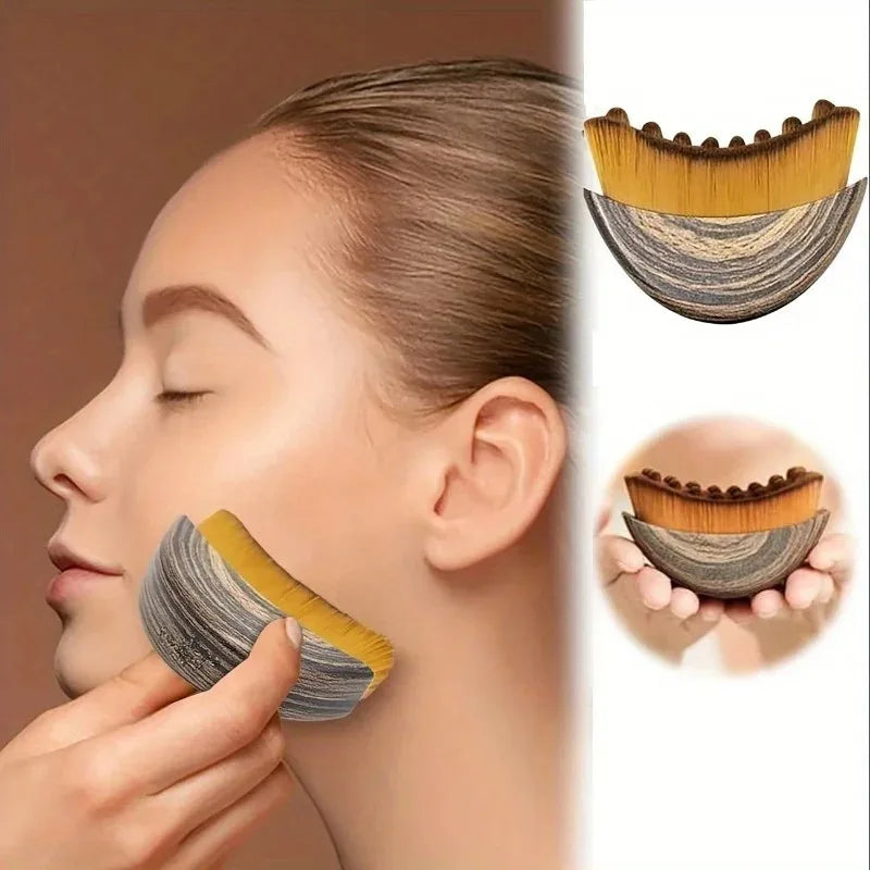 Escova de Massagem Facial para Drenagem Linfática