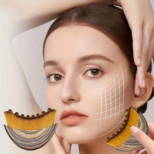 Escova de Massagem Facial para Drenagem Linfática