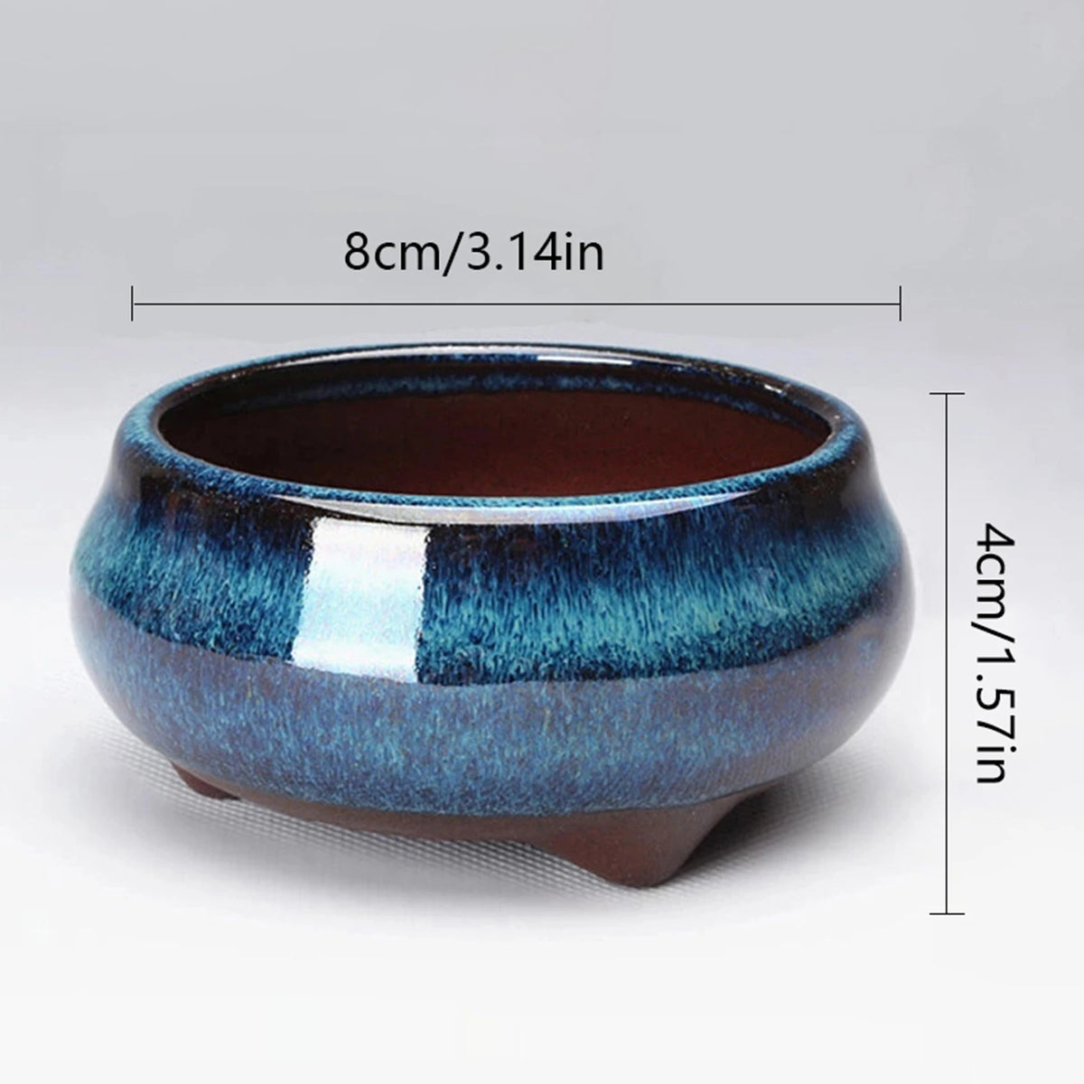 Vaso Redondo de Cerâmica