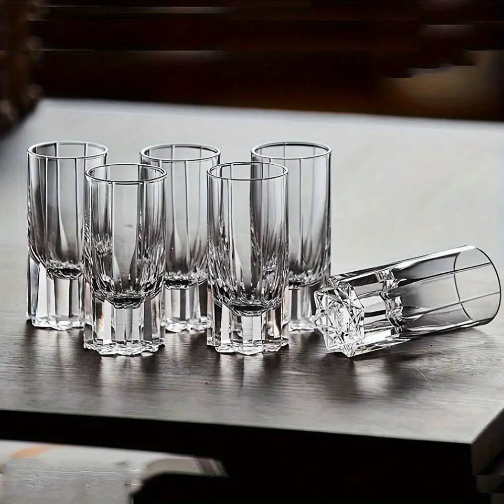 Copos de Cristal para Shot 30ml, Kit Tequila e Uísque
