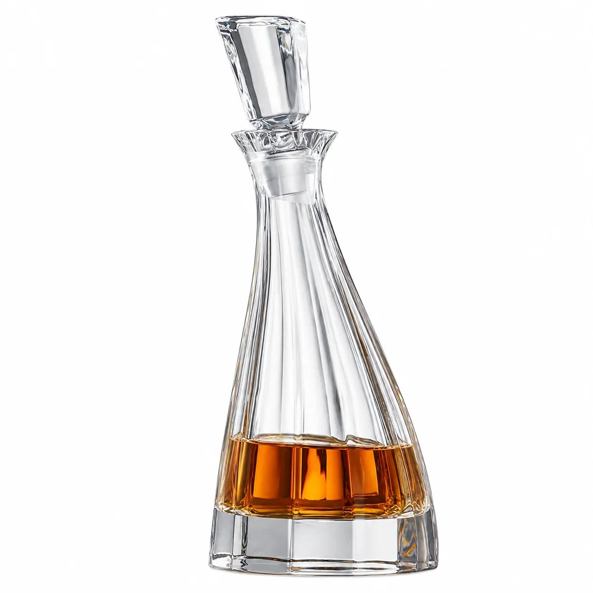 Decanter de Cristal para Whisky com Tampa de Vidro