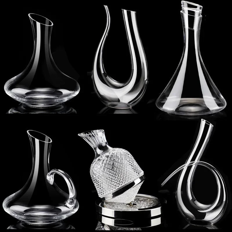 Jarra Decanter de Cristal para Vinho Tinto, Estilo Europeu