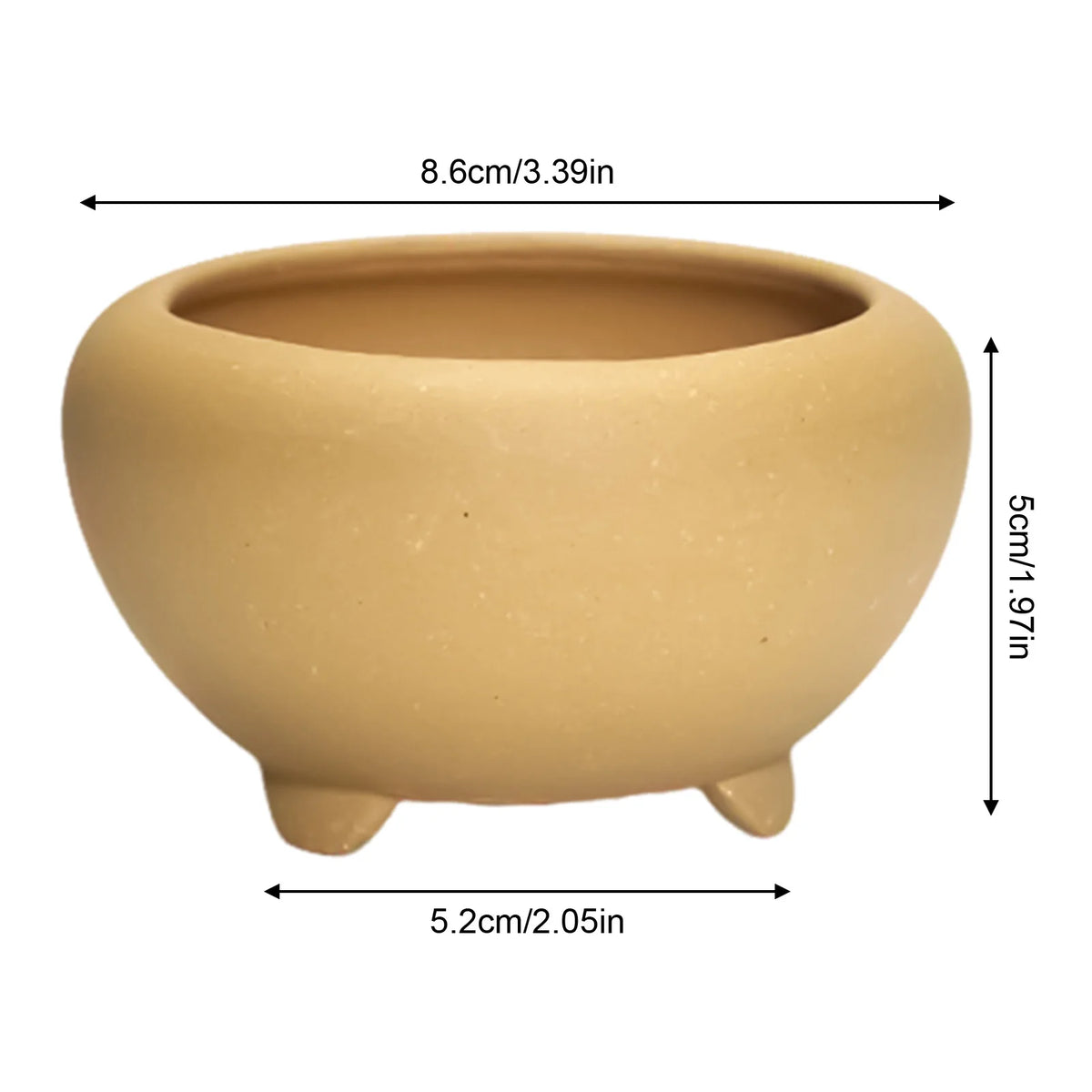Vaso Redondo de Cerâmica