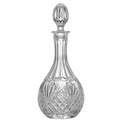 Decanter de Cristal para Whisky com Tampa de Vidro